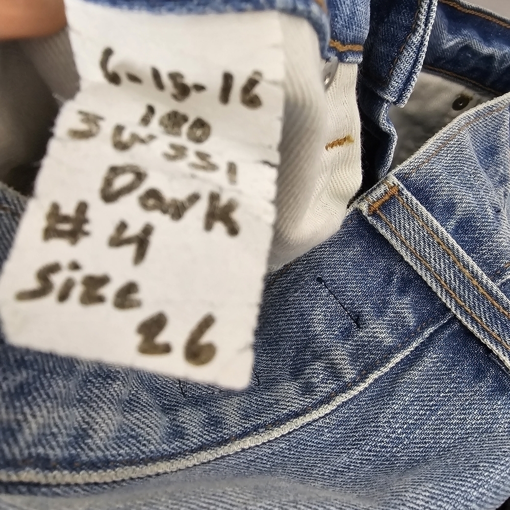 RE/DONE size 4 / 26  Skinny jeans NWOT button flap - Picture 5 of 5